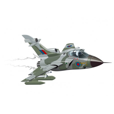 Sticker jet cartoon