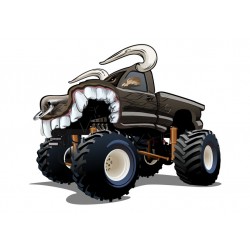 Sticker camion taureau