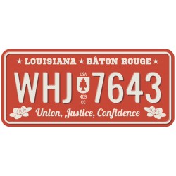 Sticker plaque voiture US Denver