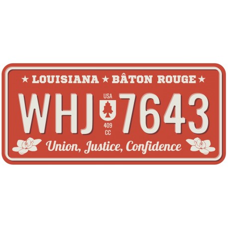 Sticker plaque voiture US Denver