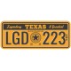 Sticker plaque voiture Kensas