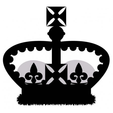 Sticker couronne de la reine