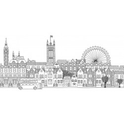 Sticker tower bridge