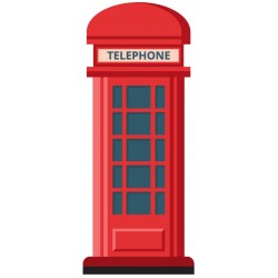 Sticker drapeau vintage anglais