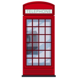 Sticker big ben deco