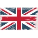 Sticker drapeau vintage UK