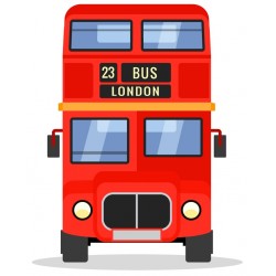 Sticker drapeau vintage UK