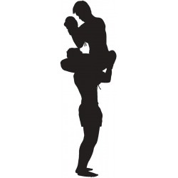 Sticker combat en cage