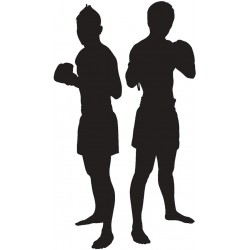 Sticker mma combat attend