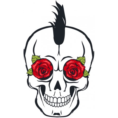 Sticker rockeur avec micro