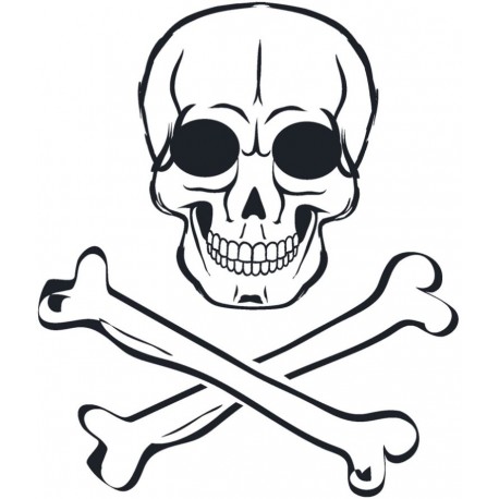 Sticker anarchie tete