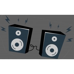 Sticker chaussure rock