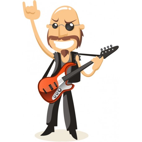 Sticker main jaune