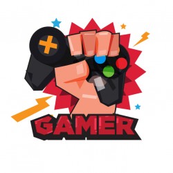 Sticker arcade game over