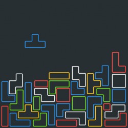 Sticker retro video games