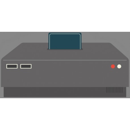 Sticker coeur pixels