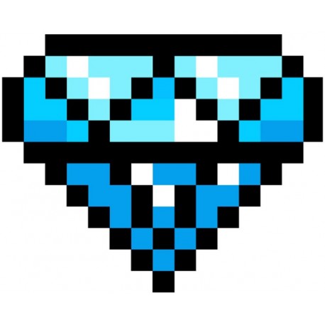 Sticker coupe trophee pixels