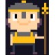 Sticker personnage pixels arc