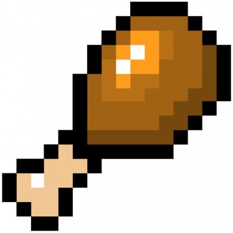 Sticker soucoupe pixel