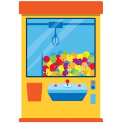 Sticker jeux loto pixels