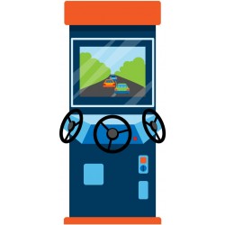 Sticker arcade tetris pixels