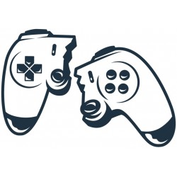 Sticker manette vintage play