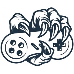 Sticker manette cassee