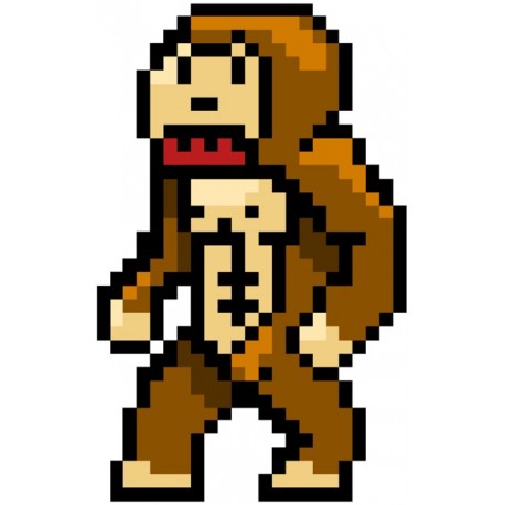 Sticker gorille jeux