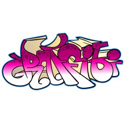 Sticker Graffiti RAP