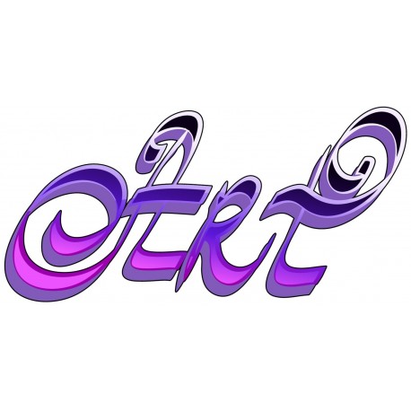 Sticker graffiti style noir