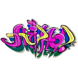 Sticker graffiti HS HS