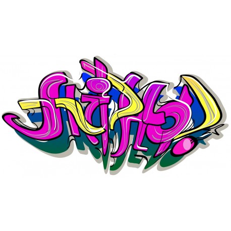 Sticker graffiti HS HS