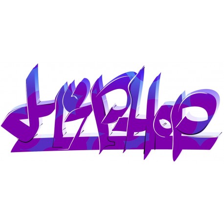 Sticker graffiti art vert