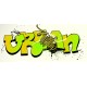 Sticker graffiti style hip hop