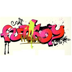 Sticker graffiti design