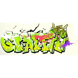 Sticker graffiti fuck you