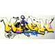 Sticker graffiti street hip hop