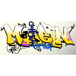 Sticker graffiti street hip hop