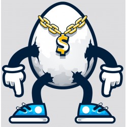 Sticker nuage avec eclair