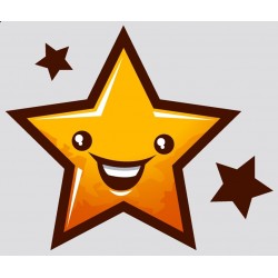 Sticker cerise brillante