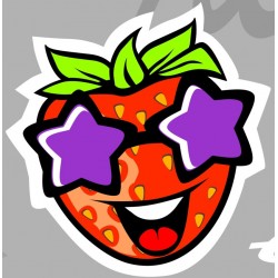 Sticker bouche graffiti