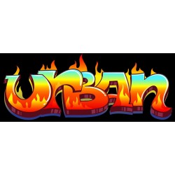 Sticker new vert graff