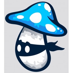 Sticker goutte eau fun