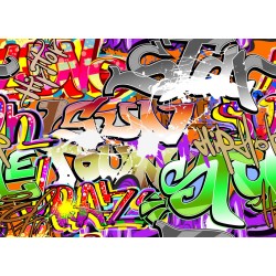 Sticker graffiti mur complet