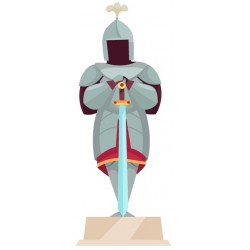 Sticker pauvre paysan devant roi