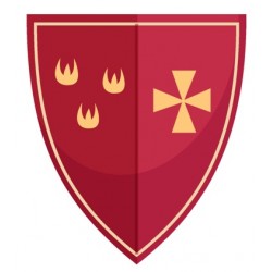 Sticker drapeau fanion moyen age