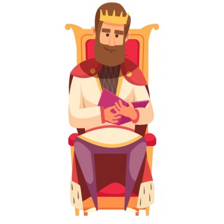 Sticker chevalier rouge