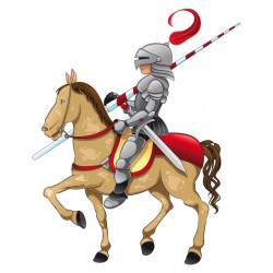 Sticker garde en tenue de combat