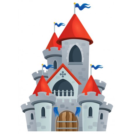 Sticker chevalier noir et blanc