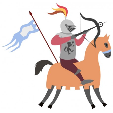 Sticker vieux chateau hante